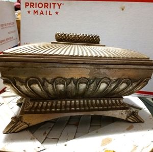 🏯ORIENTAL JEWELRY BOX VELVET LINED🌉
